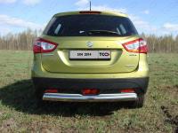 Suzuki SX4 (14–) Защита задняя (овальная) 75х42 мм