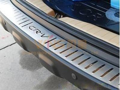 Honda CR-V (2010-2011) накладка заднего бампера из нержавеющей стали, верхняя, хромированная