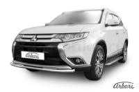 Защита переднего бампера Arbori d57 MITSUBISHI Outlander 2015-