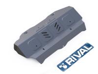 Toyota Hilux (15–) Защита радиатора и картера, алюминий (V - 2.4d, 2.8d, полный привод, Часть 2)