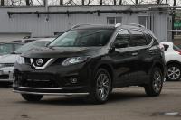 Защита переднего бампера труба d42, Nissan X-Trail 2015-