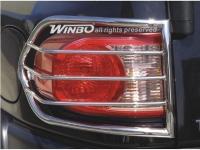 Toyota FJ Cruiser (07-) защита задних фонарей из нержавеющей стали