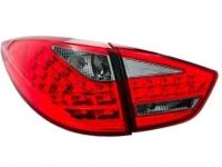Hyundai Tucson ix35 (2010-) задние светодиодные красно-тонированные фонари, комплект 2 шт.