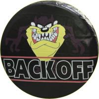 Чехол запасного колеса из экокожи с эмблемой Tasmanian Devil, радиусы  14; 15; 16; 17;