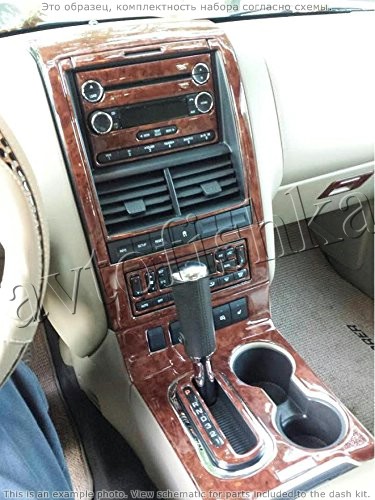 Декоративные накладки салона Ford Explorer 2006-2007 ручной AC Control