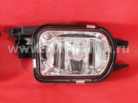 Mercedes C-class W203 (04-) передние хромированные противотуманные фары, комплект 2 шт.