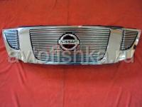 Nissan Patrol Y62 (10-) накладки на переднюю решетку радиатора из полированной нержавеющей стали