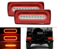 Mercedes G-Klasse W463 (97-) фонари задние светодиодные красные, комплект 2 шт.