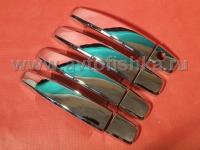 Chevrolet Captiva (06-) накладки хромированные на ручки дверей внешние, комплект 4 шт.