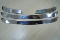 Hyundai Santa Fe (10–11) Накладки на решетку радиатора, нерж., 3 части