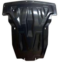 Mercedes-Benz M-Klasse (12–) Защита картера + КПП, карбон 10 мм, 2 части (кузов 166, V-3,5, 3,0TD)