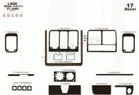 Декоративные накладки салона для Ваз 21123 2002-2009 Набор VAZ-14A.