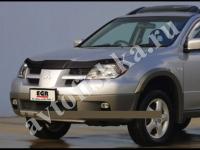 Дефлектор капота темный Mitsubishi Outlander 2003-2006