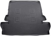 Toyota Land Cruiser (07–/12–/15–) Коврик багажника (полиуретан), чёрный (7 мест)