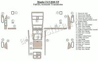 Декоративные накладки салона Mazda CX9 2010-н.в. полный набор, Автоматическая коробка передач