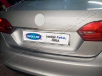 Volkswagen Jetta (11–14) Накладка над номером на крышку багажника, нерж., 1 часть
