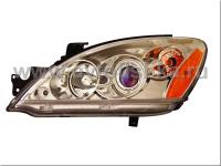 Mitsubishi Lancer 9 (03-07) фары передние линзовые хромированные, USA тип, комплект 2 шт.