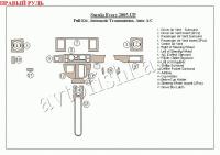Suzuki Every (05-) декоративные накладки под дерево или карбон (отделка салона), полный набор, автоматичеcкая коробка передач, автоматичеcкий климат контроль , правый руль