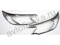 Honda CR-V (2012-) хромированные рамки на передние фары