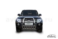 Защита передняя Arbori d57 высокая с защитой картера MITSUBISHI PAJERO IV 2006-