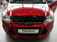 Ford Focus (11–15) Дефлектор капота, темный