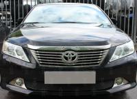 Toyota Camry (12–14) Защита радиатора Optimal, чёрная