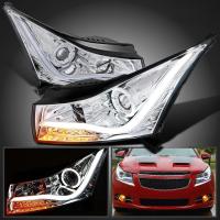 Chevrolet Cruze (2011-2016) фары передние хром линзованные диодной подсветкой в стиле Audi