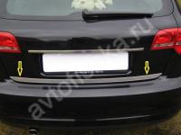 Ford C-Max (01.2004-02.2008) накладка на кромку крышки багажника из нержавеющей стали, 1 шт.