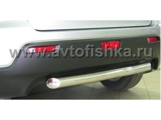 Mitsubishi ASX (10-) защита заднего бампера, труба 70 мм