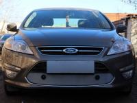 Ford Mondeo (11–14) Защита радиатора, хром (с парктроником)