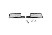 Сетка на бампер внешняя для TOYOTA Land Cruiser 200 2012-2015, 2 шт., черн., 15 мм