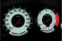 BMW E38 светодиодные шкалы (циферблаты) на панель приборов - дизайн 3
