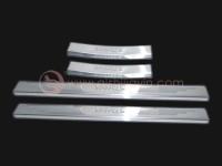 Toyota Yaris (05-) накладки порогов дверных проемов из нержавеющей стали, комплект 4 шт.