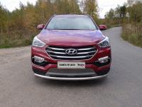 Hyundai Santa Fe (15–) Защита передняя нижняя 60,3 мм (4WD)