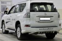 Lexus GX (13–) Защита задняя с декоративными элементами 60 мм