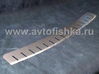 Chevrolet Cruze (08-) накладка на задний бампер профилированная с загибом, к-кт 1шт.