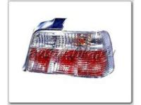 BMW 3 E36 4 дв. седан фонари задние прозрачные белые, комплект 2 шт.