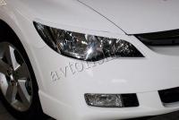Honda Civic 4D 8 (06 – 12) реснички на фары №1 узкие