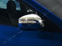 Hyundai Tucson ix35 (10-) накладки на боковые зеркала из нержавеющей стали, комплект 2 шт.