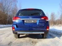Subaru Outback (09–) Защита задняя (центральная) 75х42 мм