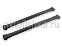 Volkswagen Transporter, Caravelle, Multivan T5 (03-) эродинамические перекладины для продольных рейлингов крыши, черные поперечины