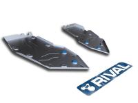 Jeep Grand Cherokee (11–/13–) Защита топливных баков, алюминий (V-3.0TD, 3.6, 5.7)