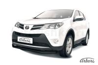 Защита переднего бампера Arbori d76 черная TOYOTA RAV-4 2013-