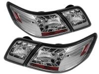 Toyota Camry V40 (2006-2011) задние светодиодные фонари полностью хромированные, комплект 2 шт.