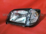Mercedes S W140 (92-99) фары передние черные с поворотниками, комплект 2 шт.