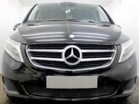 Mercedes-Benz V-Klasse (15–) Защита радиатора Premium, чёрная