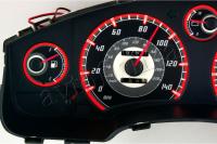 Toyota MR2 - W20 светодиодные шкалы (циферблаты) на панель приборов - дизайн 2