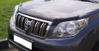 Toyota Land Cruiser Prado (09–13) Дефлектор капота, темный