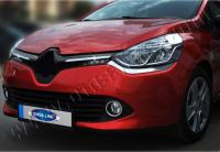Renault Clio (13–) Накладки на решетку радиатора, нерж., 2 части