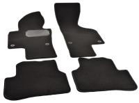 Volkswagen Passat (11–) Коврики салона текстильные (велюр, полиамид), чёрные (2 лог.подп. п/у )